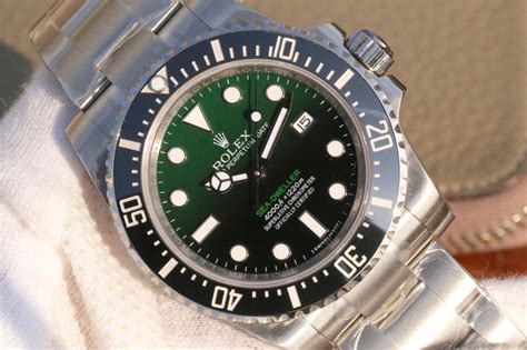 rolex deepsea green face|deepsea rolex price.